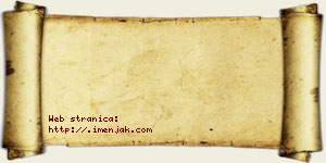 David Aćimac vizit kartica